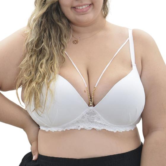 Imagem de Sutiã Pus Size com bojo e aro strappy bra Jackie