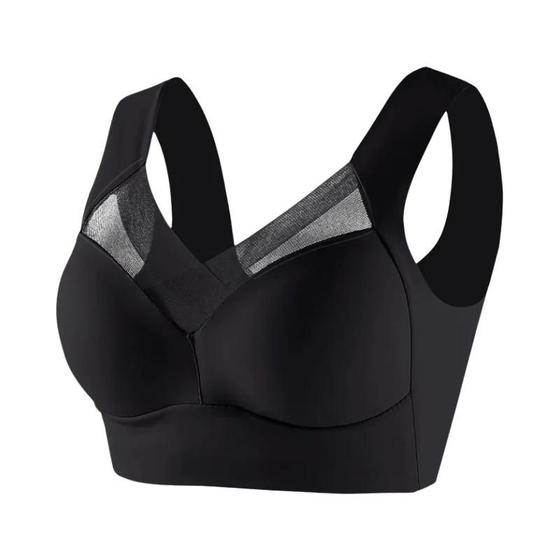 Imagem de Sutiã Push Up Plus Size Finettoo - Renda Sem Costura, Sem Costas e Invisível