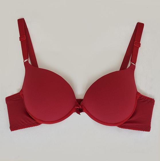 Imagem de Sutiã Push Up sem base em microfibra - lingerie com bojo