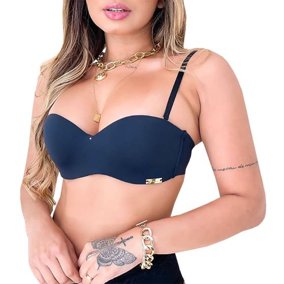 Imagem de Sutiã sem alça Reforçado com Bojo e Alça Removível