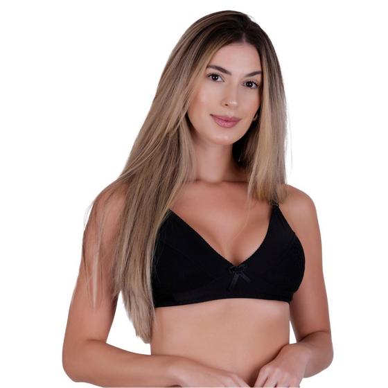 Imagem de Sutia sem Bojo com Detalhe em Renda Adulto Alça Reforçada Marlene