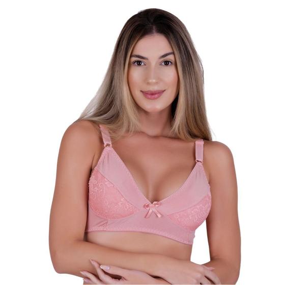 Imagem de Sutia sem Bojo com Detalhe em Renda Adulto Alça Reforçada Marlene