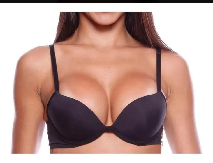 Imagem de Sutiã Silicone Aumenta Seios Bojo 3d Push Up Magico PRETO - G