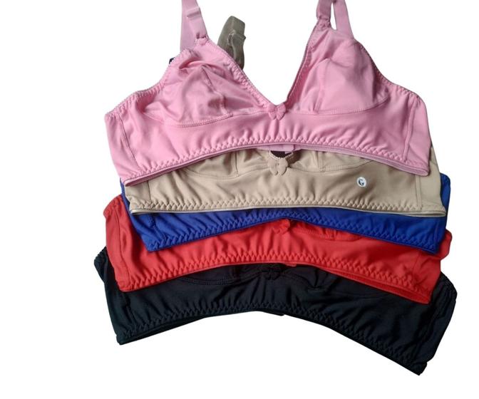 Imagem de Sutiã Soutien Sutia Sem Bojo Plus Size Reforçado Lycra Tradicional Conforto