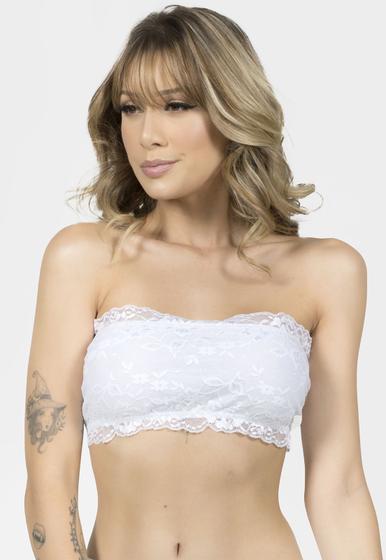 Imagem de Sutiã Vekyo Lingerie Sem Bojo Top Faixa