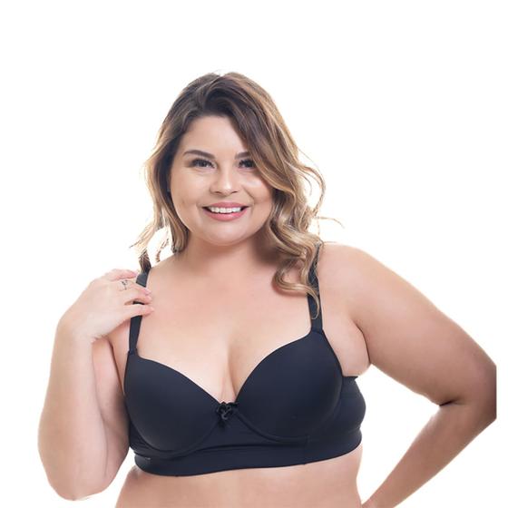 Imagem de Sutiã Vislumbre Plus Size Cobertura Completa Microfibra Ref 1013b