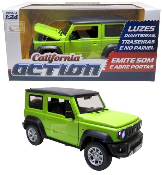 Imagem de Suzuki Jimny 2018 - Som e Luz - California Action - 1/24 - California Toys