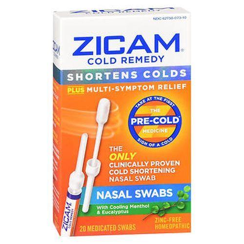 Imagem de Swabs Nasais Zicam Cold Remedy - 40 Unidades (2 Pacotes)