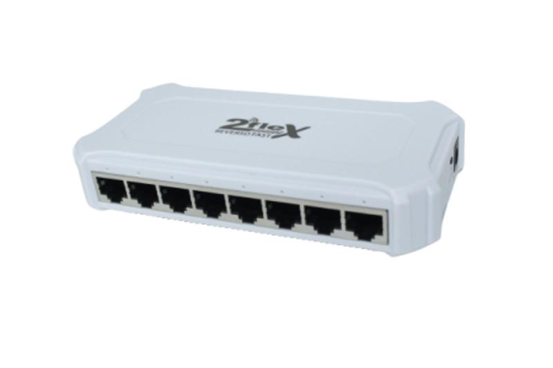 Imagem de Switch 08p 10/100 5-48v Vlan Poe Reverso Plus 3p Ativas Branco