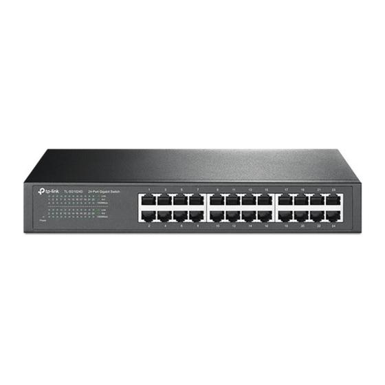 Imagem de Switch 24 Portas Tp-Link Tl-Sg1024D Gigabit 10/100/1000 Mbps