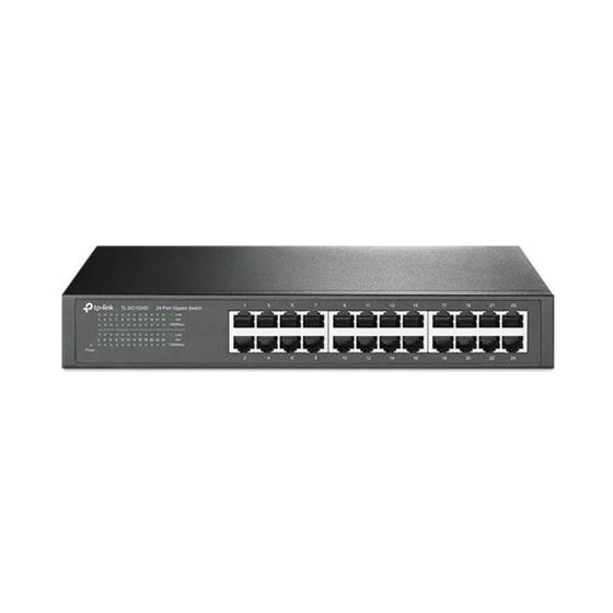Imagem de Switch 24 Portas Tp-Link TL-SG1024DBR Rack Não Gerenciavel