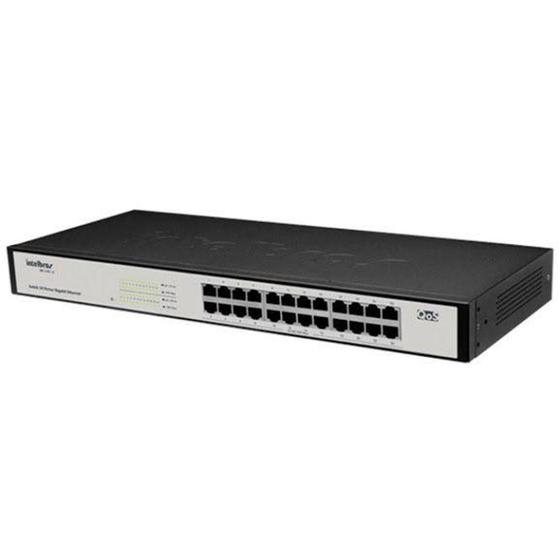 Switch 24p gigabit 10/100/1000 qos sg2400qr+ intelbras Menor preço em Switch 24p gigabit 10/100/1000 qos sg2400qr+ intelbras
