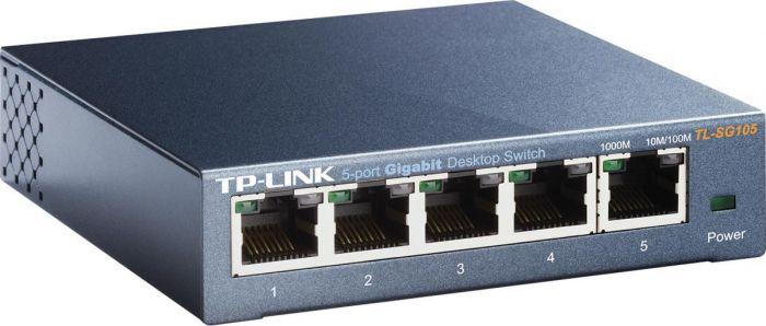 Imagem de Switch 5 Portas Gigabit De Mesa 10/100/1000 Tl-sg105 Smb