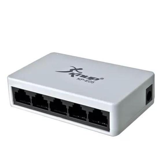 Switch 5 portas knup 10/100 KP-E05A Imagem de Switch 5 portas knup 10/100 KP-E05A