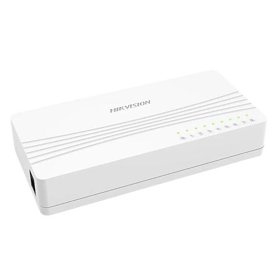 Imagem de Switch 8 portas fast 10/100 mbps ds-3e0108d-e - hikvision