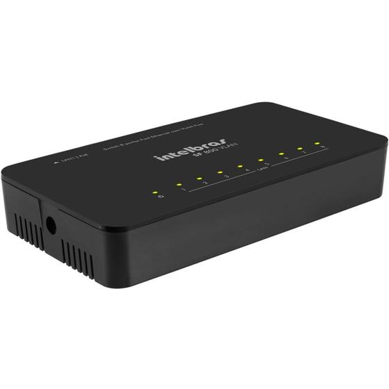 Imagem de Switch 8 Portas Intelbras Fast Ethernet 10/100 Mbps Sf 800 Vlan