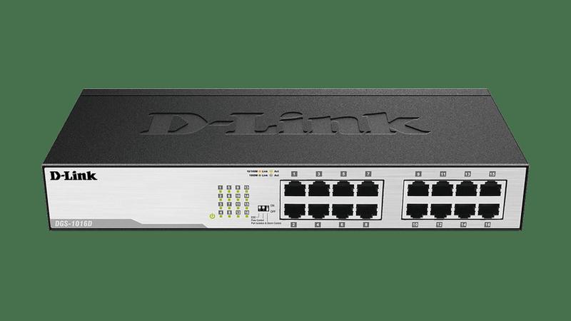 Switch d-link 16 portas fast-ethernet 10/100mbps des -1016a Menor preço em Switch d-link 16 portas fast-ethernet 10/100mbps des -1016a
