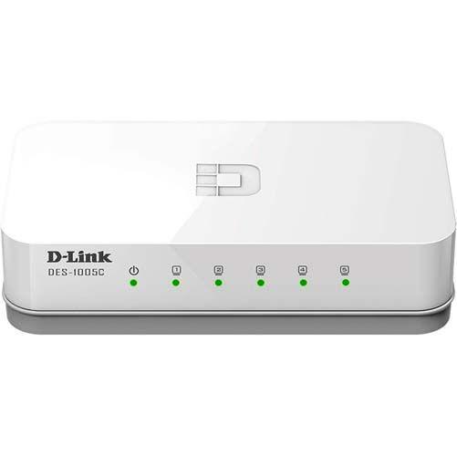 Imagem de Switch D-Link 5 Portas Fast Ethernet DES-1005C