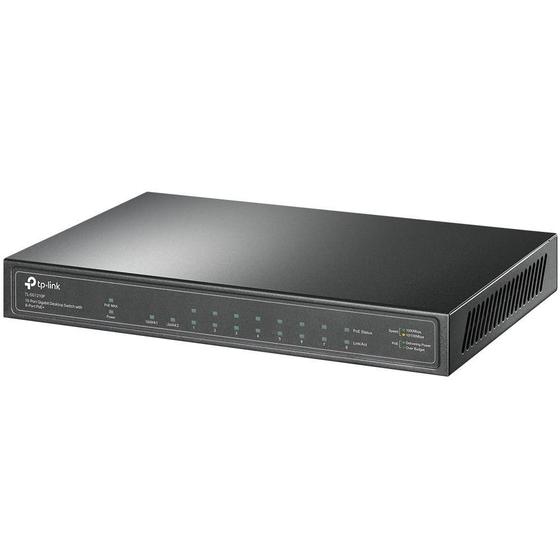 Imagem de Switch De Mesa Gigabit De 10 Portas Com 8 Portas Tl-Sg1210P