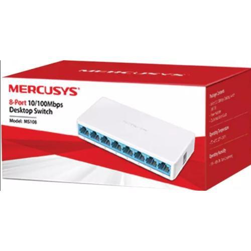 Imagem de Switch De Mesa Mercusys 8 Portas 10/100mbps Ms108