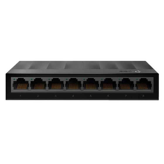 Imagem de Switch de Mesa TP-Link Lite Wave Gigabit com 8 Portas Ethernet 10/100/1000 Mbps LS1008G