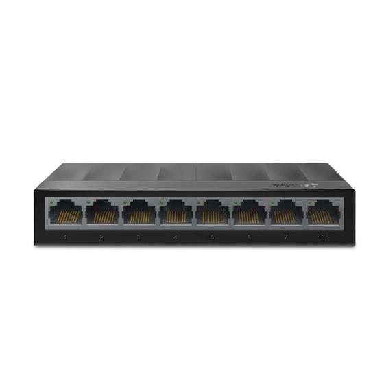 Switch de Mesa TP-Link Lite Wave Gigabit com 8 Portas Ethernet 10/100/1000 Mbps, LS1008G Menor preço em Switch de Mesa TP-Link Lite Wave Gigabit com 8 Portas Ethernet 10/100/1000 Mbps, LS1008G
