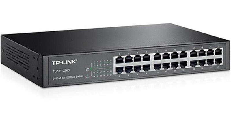 Switch de mesa TP-Link TL-SF1024D 24 portas - 10/100Mbps Menor preço em Switch de mesa TP-Link TL-SF1024D 24 portas - 10/100Mbps