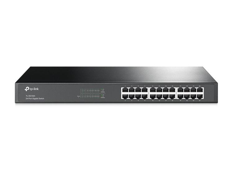 Switch de Montagem em Rack Gigabit 24 portas TP-Link 10/100/1000Mbps TL-SG1024 V14 Menor preço em Switch de Montagem em Rack Gigabit 24 portas TP-Link 10/100/1000Mbps TL-SG1024 V14