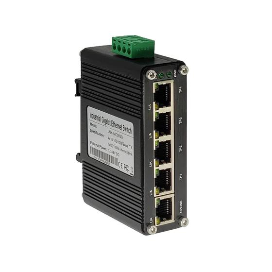 Imagem de Switch Ethernet Industrial Centopto Mini Gigabit 5 Portas