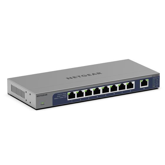 Imagem de Switch Ethernet NETGEAR GS108MX Multi-Gigabit 8 Portas 1G/10G