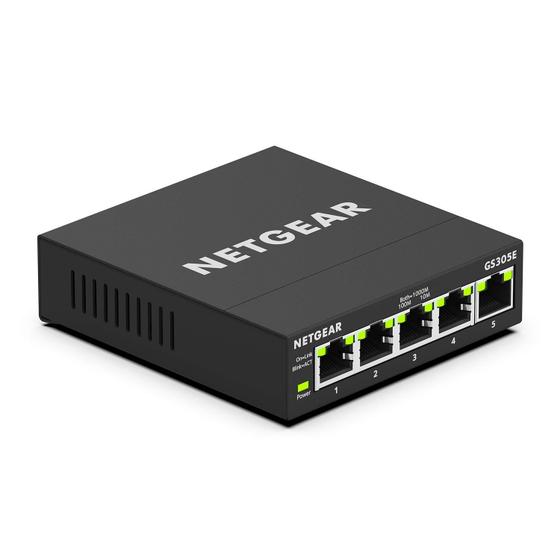 Imagem de Switch Ethernet NETGEAR GS305E - 5 Portas Gigabit