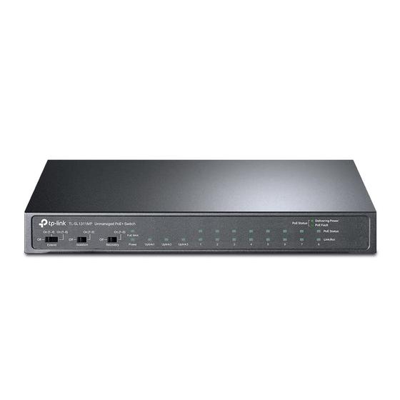 Imagem de Switch Ethernet PoE TP-Link TL-SL1311MP - 8 Portas 10/100 Mbps