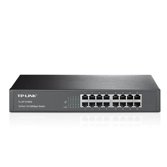 Imagem de Switch Ethernet TP-Link TL-SF1016DS - 16 Portas 10/100 Mbps