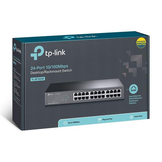 Switch Fast 24 Portas Mesa Ou Montável Em Rack Não Gerenciável Tl-sf1024d Smb Menor preço em Switch Fast 24 Portas Mesa Ou Montável Em Rack Não Gerenciável Tl-sf1024d Smb
