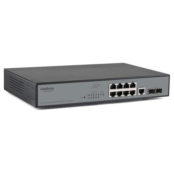 Switch Com 8 Portas Sg1002mr L2+ Intelbras