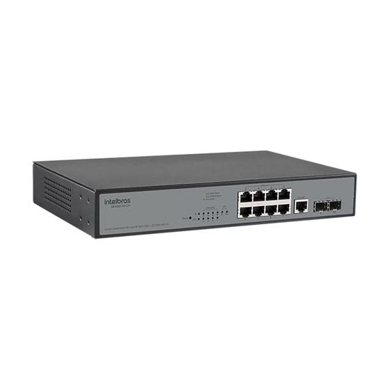 Imagem de Switch Gerenciavel 8p Gigabit 10/100/1000 + 2p Mini Gbic Sg 1002 Mr L2+ 4760041