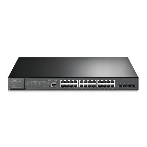 Imagem de Switch Gerenciavel Gigabit L2+ De 28 Portas Com 24 Portas Poe+ Jetstream Tl-sg3428mp Smb