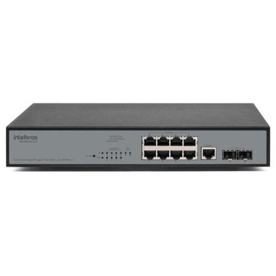 Switch Gerenciável Intelbras SG 1002 MR L2+ 8 Portas 10/100/1000 Menor preço em Switch Gerenciável Intelbras SG 1002 MR L2+ 8 Portas 10/100/1000