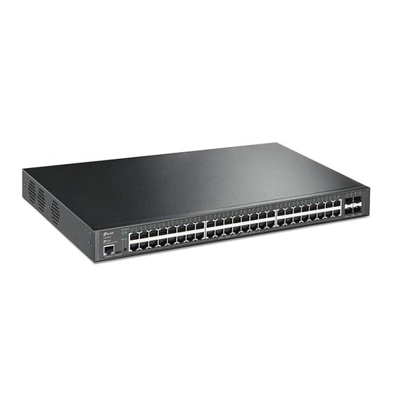 Imagem de Switch Gerenciavel Jetstream C/ 48 Portas Gigabit 10/100/1000 Poe+ E 4 Slots Sfp+ 10getl-sg3452xp Smb