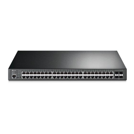 Imagem de Switch Gerenciavel Jetstream Gigabit L2+ 52 Portas C/ 48 Portas Poe+ TL-SG3452P SMB