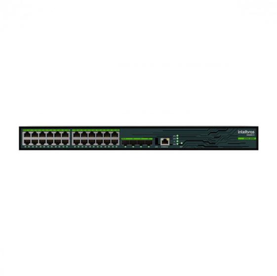 Imagem de Switch Gerenciavel L3 24 Portas Gigabit 4 SFP+ S3028G-B 4760080 - Intelbras