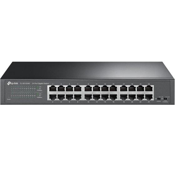 Imagem de Switch Gigabit 24 Portas 10/100/1000 Mesa Ou Montavel Em Rack Nao Gerenciavel Tl-sg1024d Nacional Smb