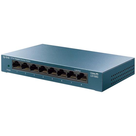 Imagem de Switch Gigabit De Mesa Com 8 Portas 10/100/1000 Ls108g Smb