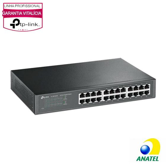 Imagem de Switch Gigabit Mesa ou Rack de 24 portas Gigabit