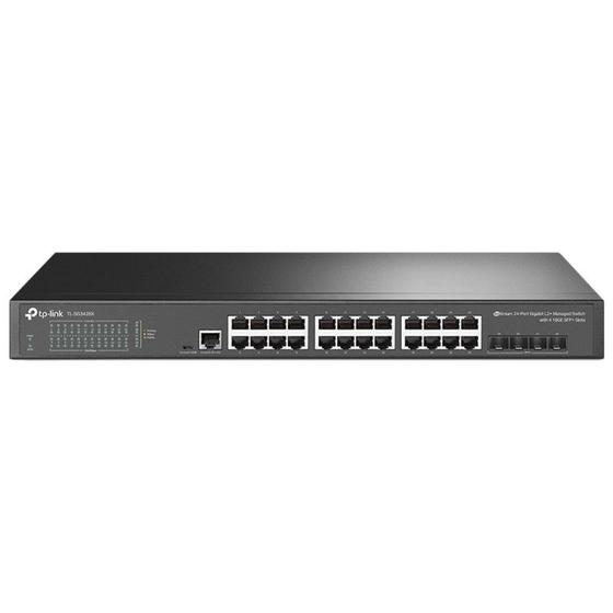 Imagem de Switch Gigabit TP-Link TL-SG3428X para Montagem em Rack - 24 Portas. 10/100/1000 Mbps