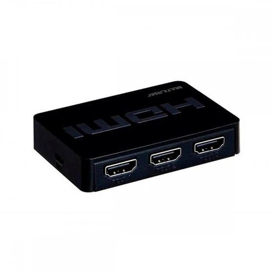 Imagem de Switch Hdmi Multilaser - 3 Portas - 1 Saida - Wi290