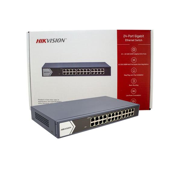 Imagem de Switch Hikvision 24 Portas Ethernet Gigabit alta Perfomace