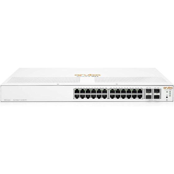 Switch Hp 24 Portas Gigabit 1930-24g 4 Sfp+ 10g Jl682a Gerenciável Camada 3 Aruba Menor preço em Switch Hp 24 Portas Gigabit 1930-24g 4 Sfp+ 10g Jl682a Gerenciável Camada 3 Aruba