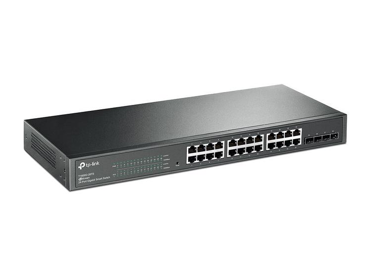 Imagem de Switch Hub Gerenciável de 24 Portas Gigabit + 4 Slots SFP 10/100/1000Mbps Jetstream TL-SG2424 TP-LINK