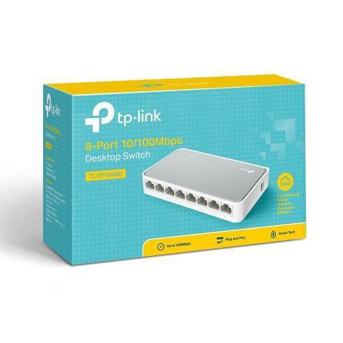 Switch Hub TP-Link TL-SF1008D 10/100 8 Portas Menor preço em Switch Hub TP-Link TL-SF1008D 10/100 8 Portas